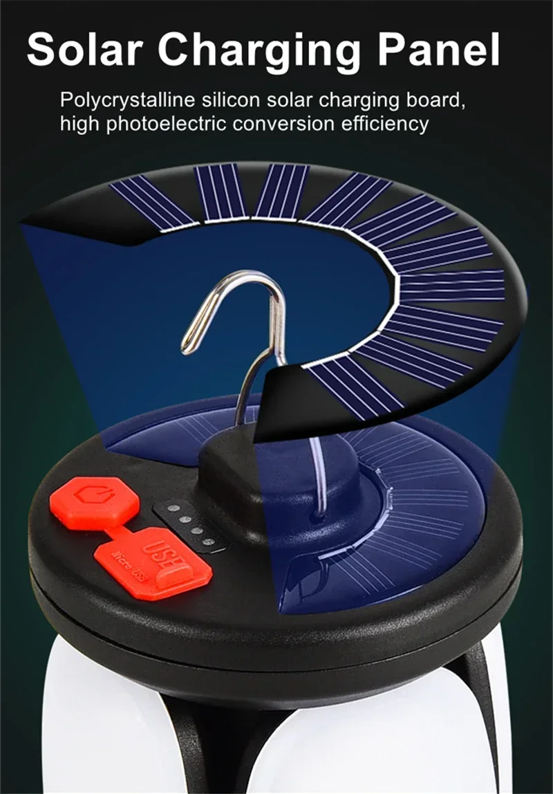 Outdoor Lighting LED Leaf Camp - đánh giá và giá Solar Emergency Charger